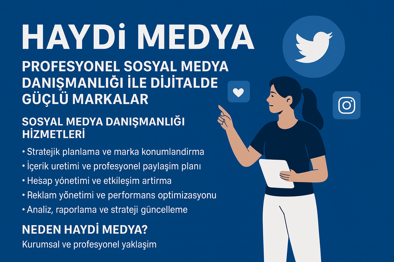Haydi Medya: Profesyonel Sosyal Medya Danışmanlığı ile Dijitalde Güçlü Markalar